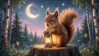 Bedtime Story for Kids: The Muted Gold Squirrel and the Sleepy Lantern | Bedtime Dreamy Paws