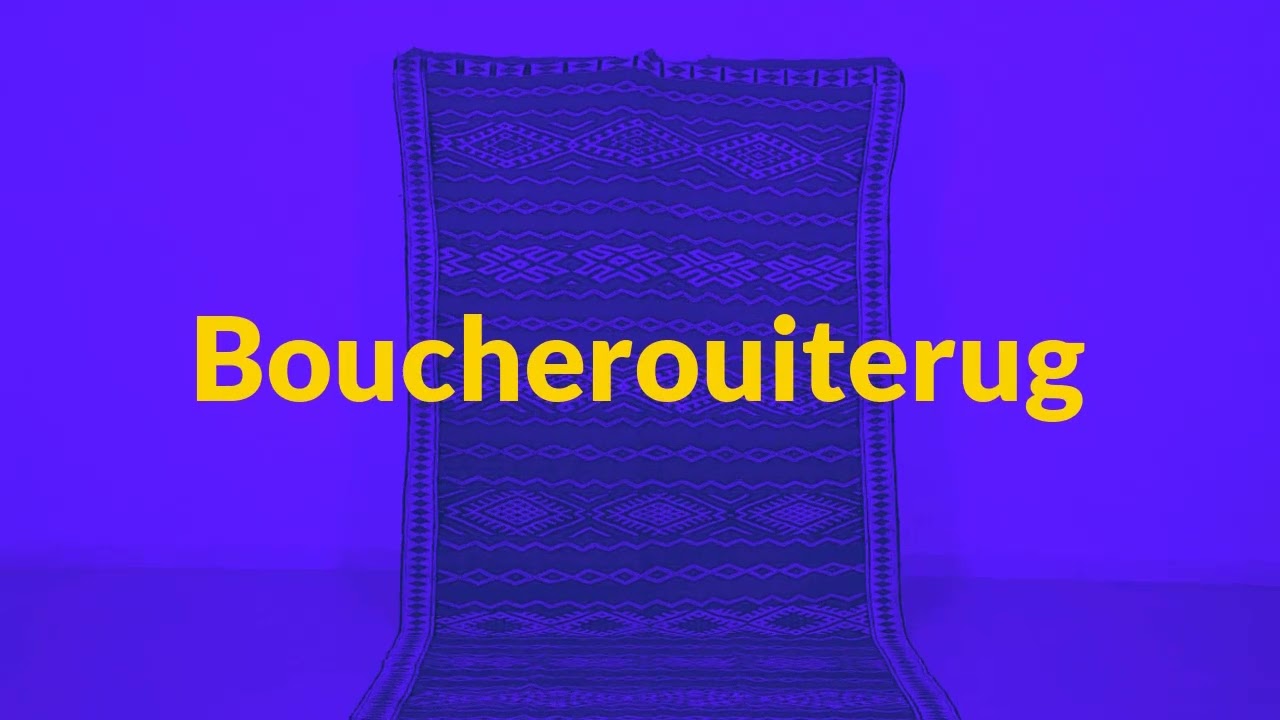 Vintage Moroccan Kilim 5.5 FT X 10.2 FT