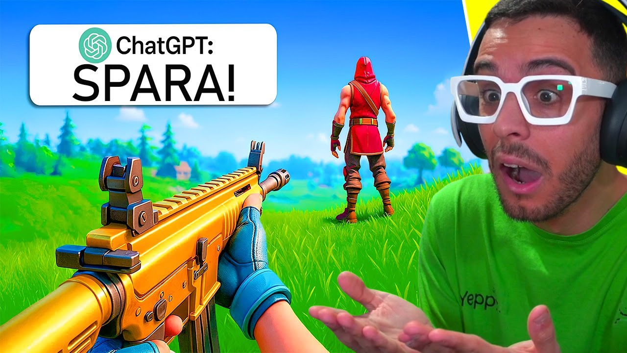 CHAT GPT COMANDA la MIA PARTITA su FORTNITE!!