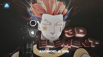 3D Element tutorial in AVU EDITOR - AMV Tutorial