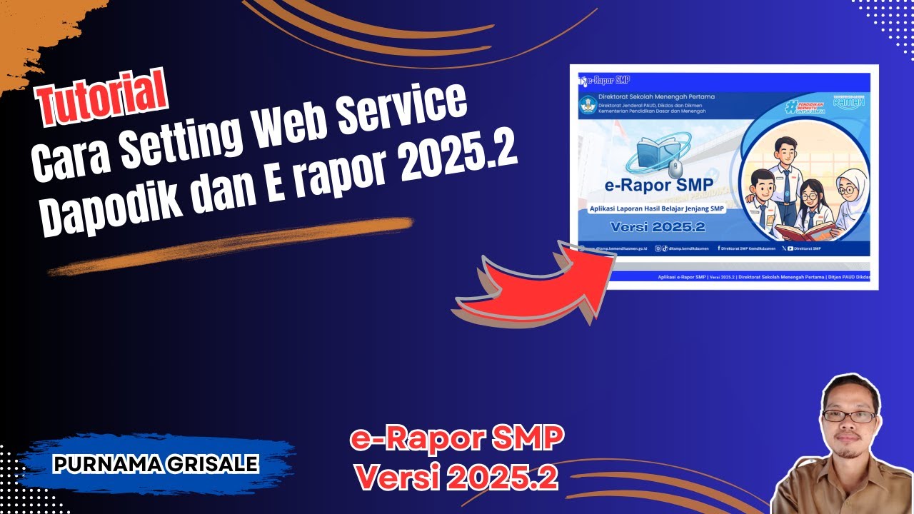 Web Service Rapor Cara Setting Web Service Dapodik dan E rapor 2025.2 - YouTube
