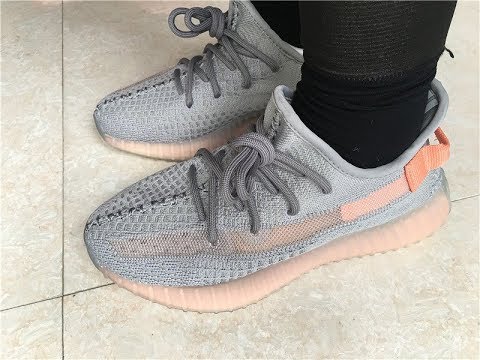 frugtbart inaktive kalv Correct Adidas Yeezy Boost 350 v2 True Form on foot - YouTube