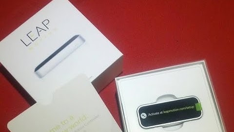 Leap Motion Unboxing and Setup 2013 HD FINAL CONSUMER VERISON)