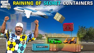 RAINING OF SECRET CONTAINER IN GTA V