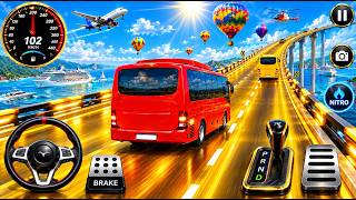 Crazy Bus Mega Ramp Impossible Racing - Bus Stunts Racing - Bus Simulator 3D -Android Gameplay screenshot 4