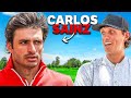 Golfing with f1 driver carlos sainz