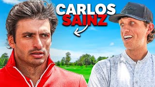 Golfing with Carlos Sainz!