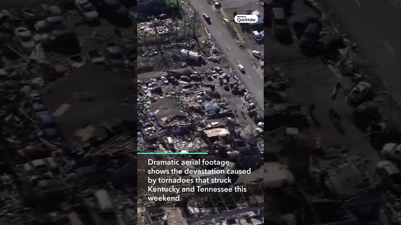 Dramatic Footage Shows Devastation Tornados In Kentucky Tennessee