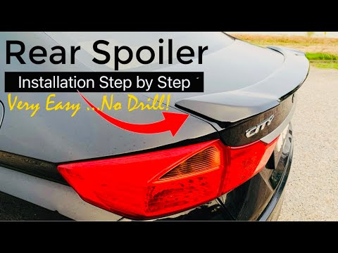 How to Install a Rear Spoiler Step by Step