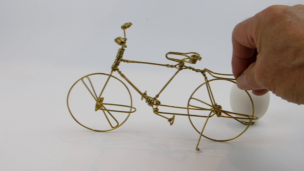 針金細工の自転車 Youtube
