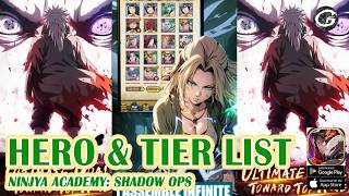 Ninjya Academy: Shadow Ops All Hero Class & Tier List - New Mobile Game (Android/IOS) screenshot 5