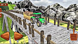 Real Tractor Trolley Farming Simulator | Farmer  indian Tractor 🚜 Trolley Drive | Android Gameplay screenshot 2