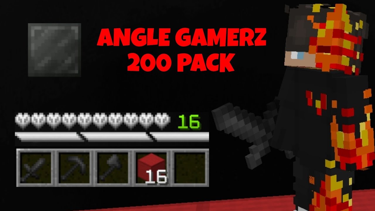 200 SUBSCRIBERS SPECIAL PVP TEXTURE PACK || @ANGLEGAMERZ - YouTube