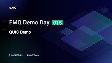 EMQ X Open Source Project Demo: QUIC Demo