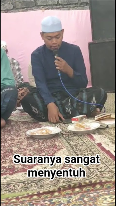 suaranya sangat menyentuh ssholawatan bersama