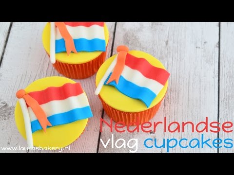 HOW TO | Nederlandse vlag cupcakes