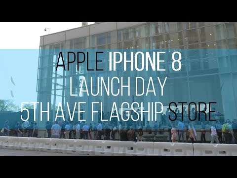 Apple iPhone 8 launch day  Still no shortage of long lines