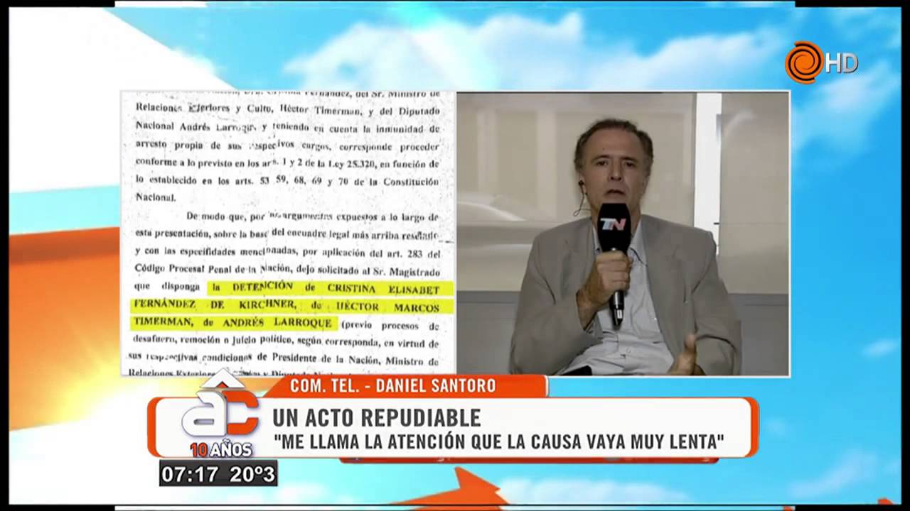 Daniel Santoro habla de Capitanich - #ArribaCórdoba - YouTube