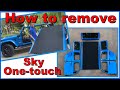 How to remove 2021 Jeep Wrangler sky one touch power top