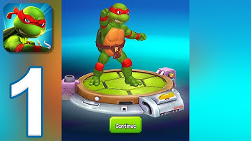TMNT: Mutant Madness - Gameplay Walkthrough Part 1 - Tutorial (iOS, Android)