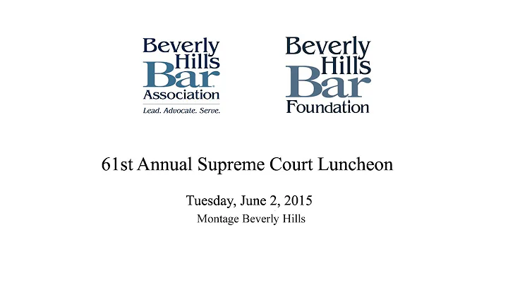 61st Annual Supreme Court Luncheon