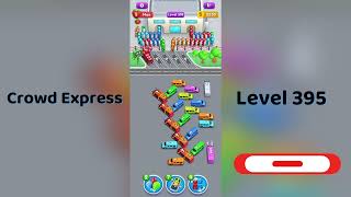 Crowd Express Level 395 Walkthrough 🚦 | Step-by-Step Solution | Go Answer