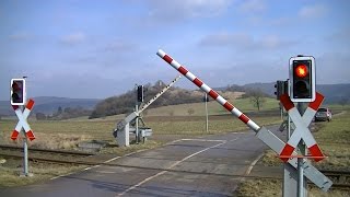 Spoorwegovergang Zierenberg D Railroad Crossing Bahnübergang
