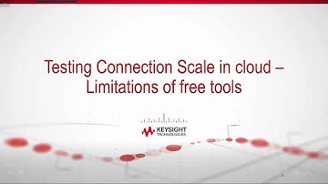 Cloud Test Tip  #1: Free Tools Can’t Measure Scale in Your Cloud
