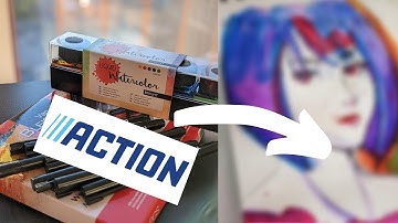ACTION - FIRST IMPRESSION ON CHEAP ART SUPPLIES!