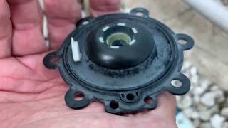 How to replace the Diaphragm in a rain bird sprinkler valve