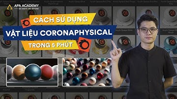 Cách sử dụng vật liệu Corona Physical chỉ trong 5 phút | CORONA RENDER
