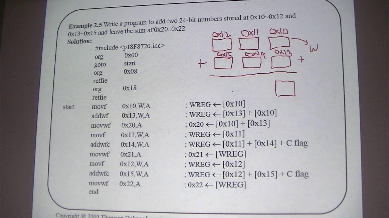 EEEB373 Chapter 2 (Assembly Language Programming) Part 6 - YouTube