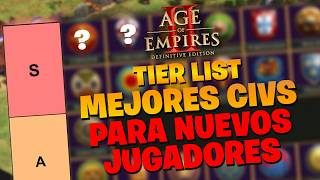 TIER LIST de civilizaciones para Jugadores novatos!