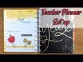 Teacher Planner Set up and Fun in the Summer Teacher Tag!