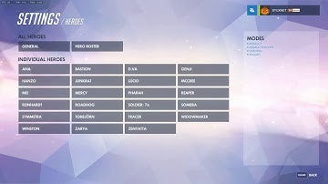 Overwatch PTR - Doomfist Glitch - In Settings