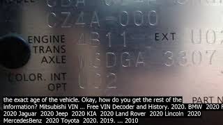 Mitsubishi vin decoder the vin jaufwgu decodes to a  mitsubishi lancer with Mitsubishi Eclipse Vin Decoder