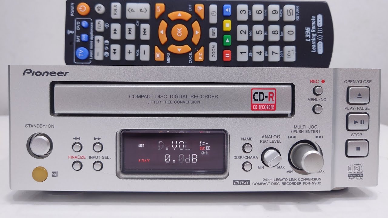 CD Pioneer PDR-N902 như mới. Chơi CD, ghi đĩa & DAC có mồi. Giá