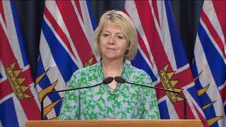 Dr. Bonnie Henry and Adrian Dix give an update on COVID-19 in B.C. on Aug. 4, 2020 | CHEK News screenshot 5