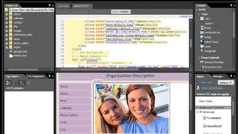 Change The Background Color In Expression Web (Inner Section)