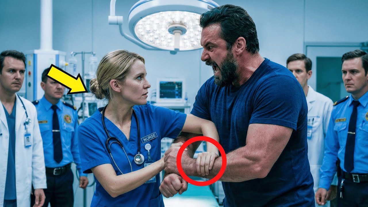 Le géant de 2m charge les urgences : l'infirmière débutante le met au tapis instantanément.