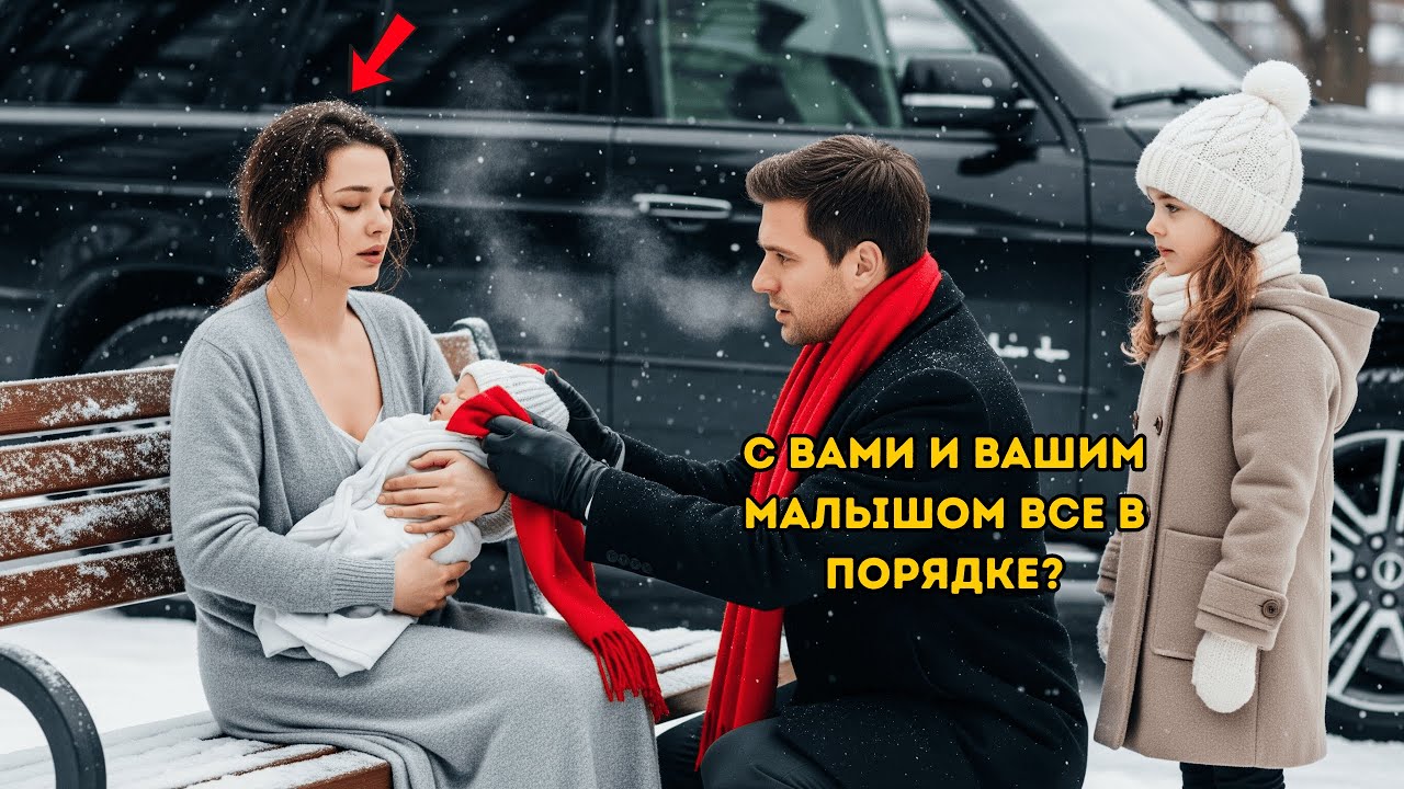 «Папа, её малыш мёрзнет!» — как одинокий отец-директор и его дочь спасли бездомную мать…