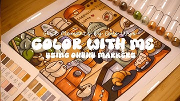 Color with me (ASMR) ☕️🥐 