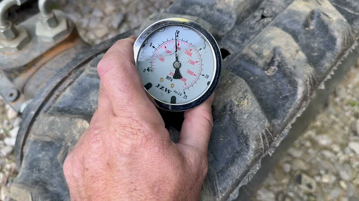 Chinese Mini Excavator Checking Hydraulic Pressure ???