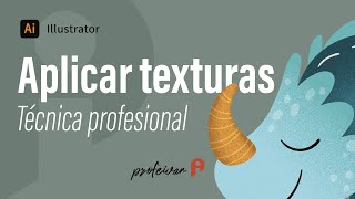 🦕Aplicar texturas en Illustrator - Técnica profesional