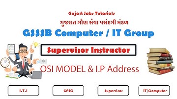 OSI Model | IP Address | GSSSB ITI Supervisor Instructor Computer/IT Paper Solution | GSSSB Material