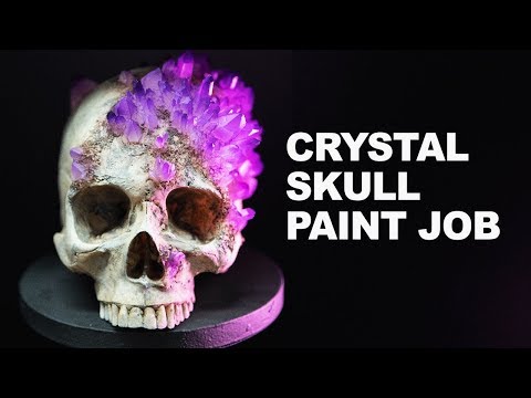 Painting A Crystal Skull