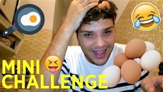 Βίντεο Προκλήσεις || Αυγό στο κεφάλι || Egg Challenge Greek