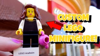 Making a Custom Lego Minifigure!| Lego Minifigure Factory In Downtown Disney!