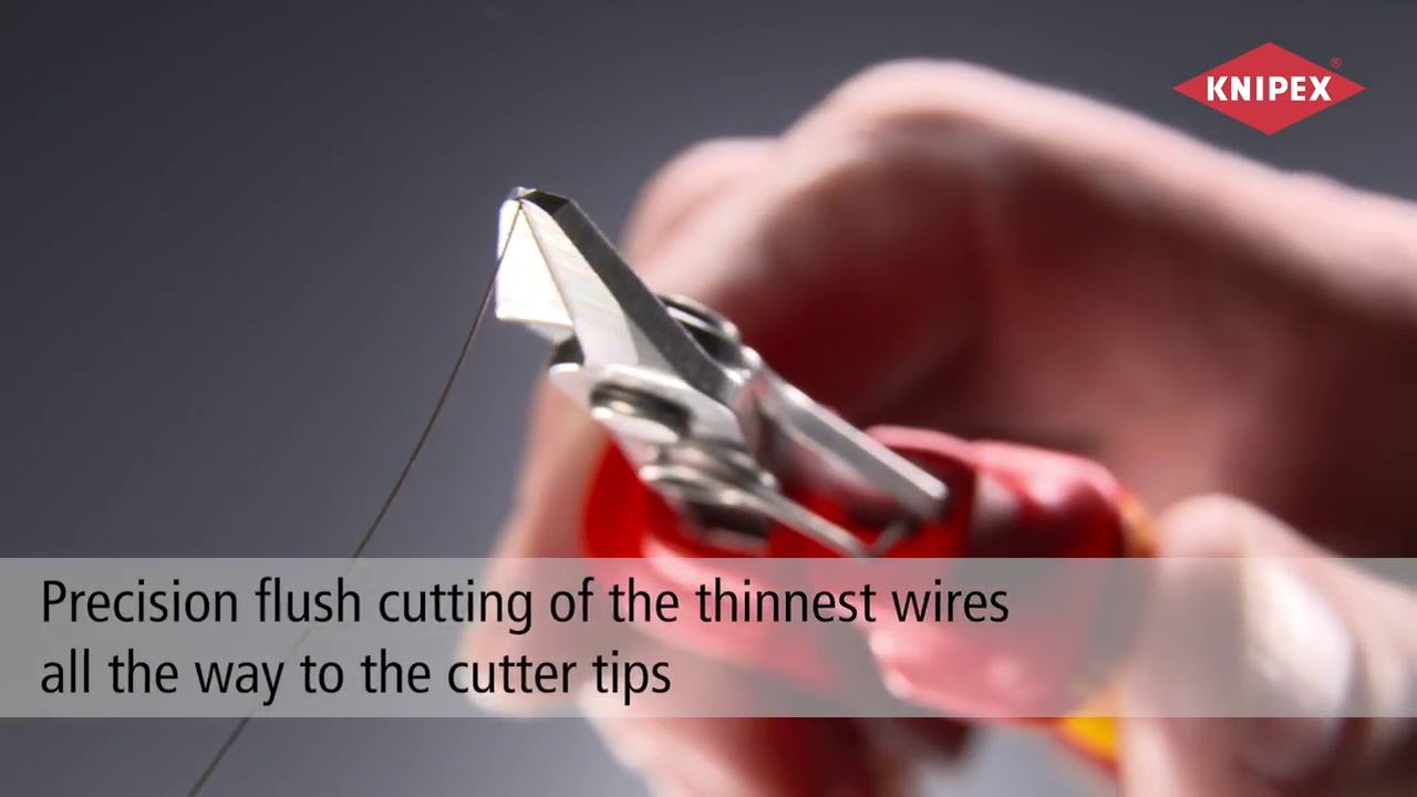 Кусачки прецизионные KNIPEX Electronic Super Knips® 78 06 125 - YouTube