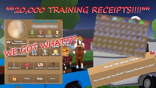 I Turned in *20,000* Training Receipts and Got Something Crazy!!! | Wild Horse Islands